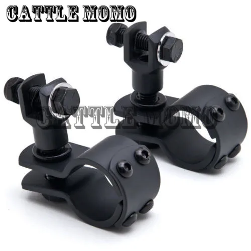 Universal 1.25 Inch Tubes Enging Guards Highway Bars Motorcycle Footrest Foot Peg Clamp Mount kit for Harley Honda Yamaha | Автомобили и