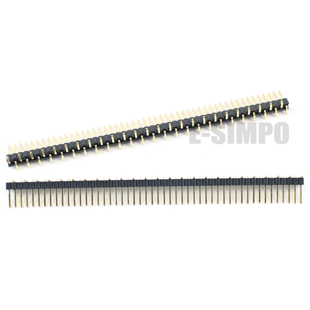 1.27mm SMD pin header, SMT MALE header