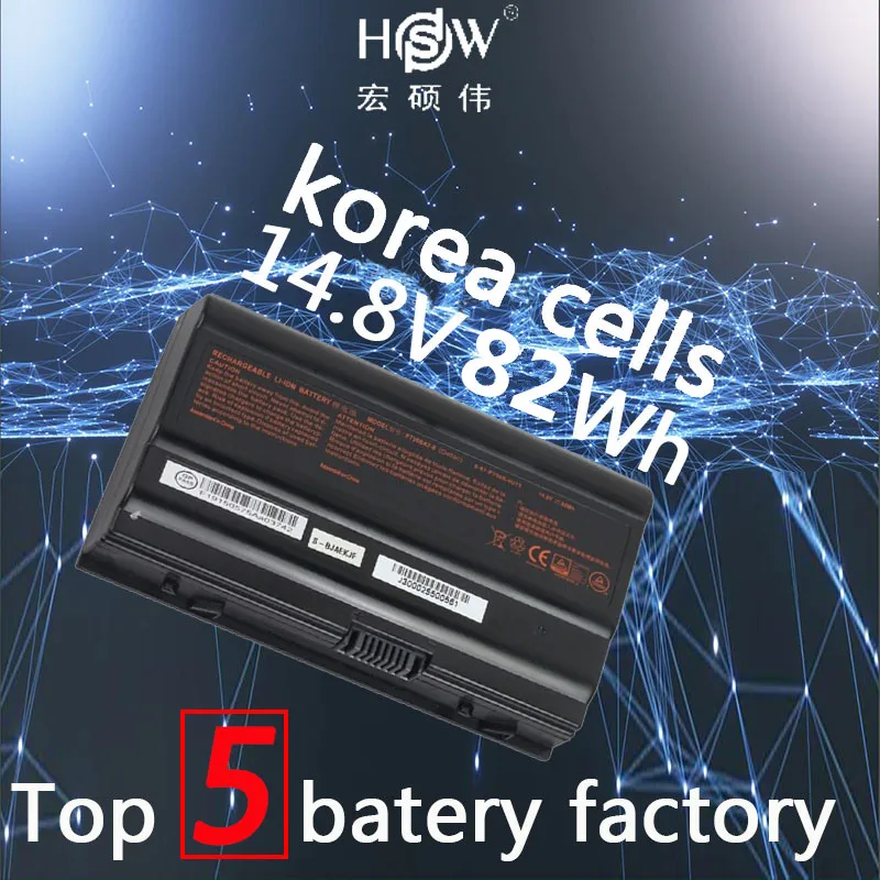 

HSW 14.8V 82Wh P750BAT-8 Battery For Clevo P750ZM P751ZM P771ZM P770ZM P770ZM-G One K73-5N Geforce GTX 970M Terrans X599 XMG