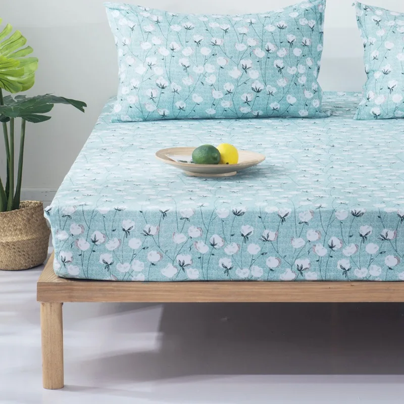

Flower Grid Modern Simple Multi-Specification Mattress Cover Anti-Mite Dustproof Mattress Bed BY107B