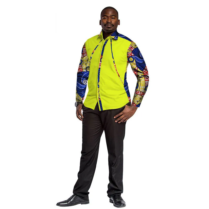 New-Bazin-Riche-Ankara-Top-Clothes-Dashiki-Mens-Shirts-Plus-Size-African-Design-Clothing-Patchwork-Print(5)