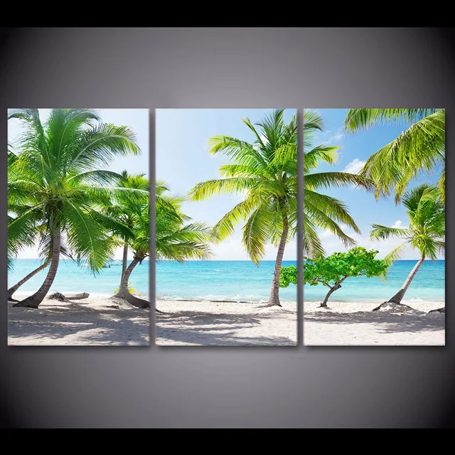 HD-Prints-Canvas-Poster-Home-Decor-Pictures-3-Pieces-Santa-Catalinna-Island-Beach-Coconut-Trees-Painting.jpg_640x640