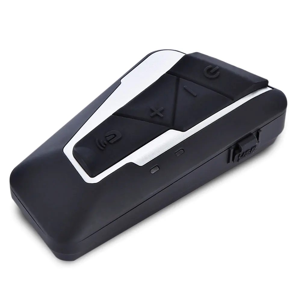 

1200M Waterproof Bluetooth 3.0 Intercom for Motorcycle Headset Helmet Interphone for 2 Riders FM Music 15 Hours Working Time