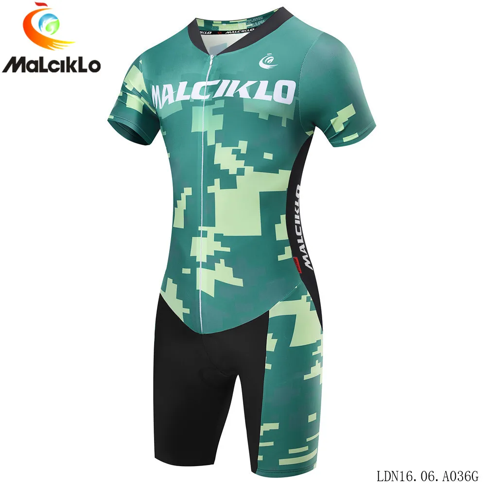 Malciklo ropa ciclismo Майо велосипедная одежда для женщин короткий рукав Велоспорт Джерси Набор Триатлон велосипед бег одежда для плавания - Цвет: 3