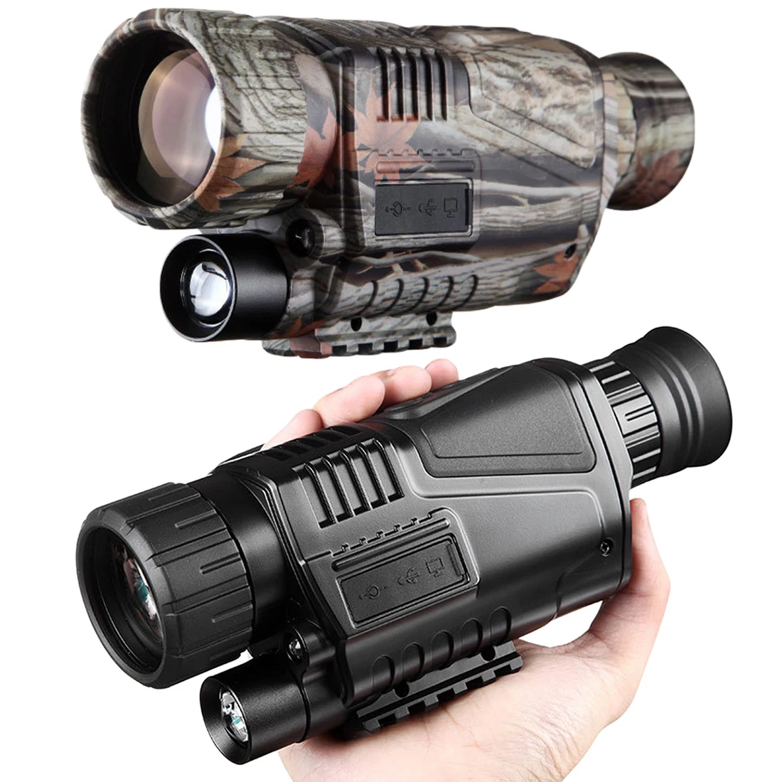 

Hot Selling 5 x 40 Infrared Night Vision Telescope Military Tactical Monocular Powerful HD Digital Vision Monocular Telescope