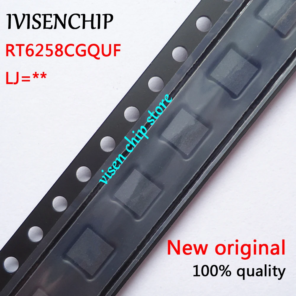 

5-10pcs RT6258CGQUF RT6258CG RT6258C (LJ=2E LJ=1D LJ=3F LJ=...)QFN-12