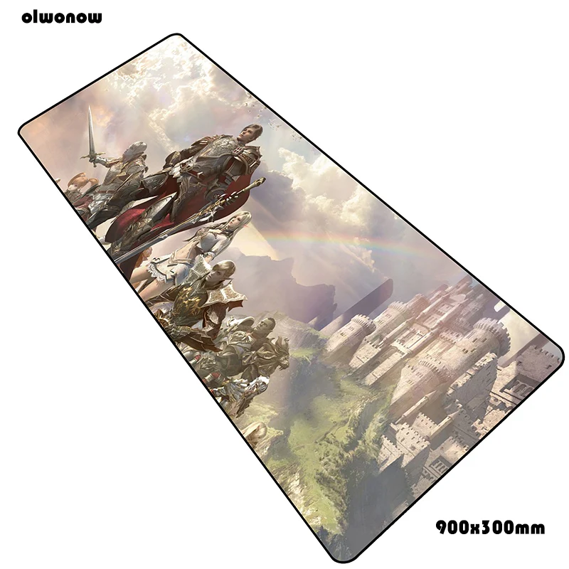 Lineage 2 коврик для мыши 90x30 см Коврик для мыши модный игровой коврик для мыши геймер подарок на Хэллоуин Большие персонализированные коврики для мыши Клавиатура ПК коврик