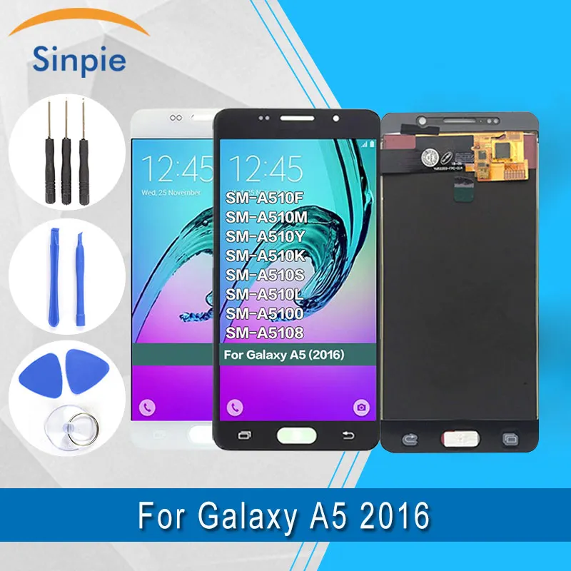 

for Samsung Galaxy A5 2016 LCD Display A510 A510F A510M Assembly lcd display+touch screen digitizer A510 lcd 100% Tested