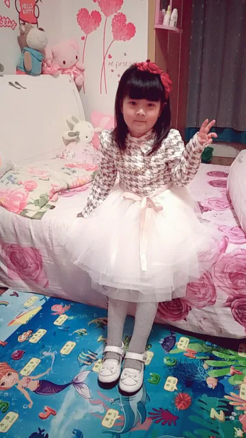Детское платье с фатиновой юбкой и длинными рукавами для маленьких девочек, 2 цвета, одежда для малышей, детская одежда