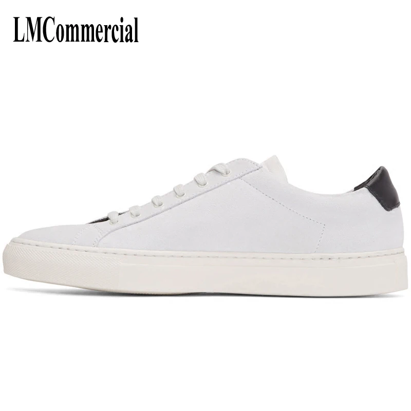 

new autumn winter British retro men shoes White shoe leather shoes new Korean men all-match Men's flat boots fashion