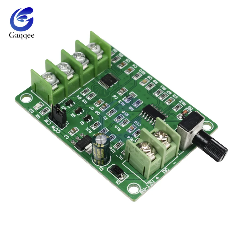 5 V-12 V DC бесщеточный драйвер платы контроллер для жесткий диск мотор 3/4 провода с обратным Напряжение защита от перегрузки по току Модуль