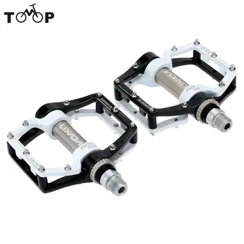 

Lixada Bicycle Pedal Mountain Bike MTB Road Bike Platform Pedals Sealed Bearings 9/16" Screw Thread Spindle Bicycle Parts