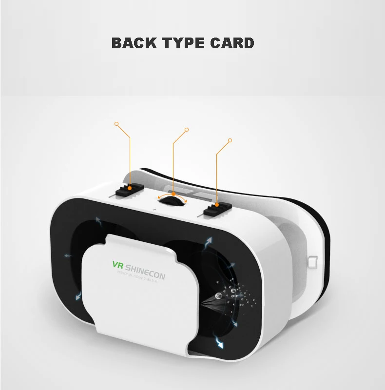 VR Shinecon Casque Headset Virtual Reality Glasses 3D Helmet 3 D For iPhone Android Smart Phone Smartphone Goggles Viar Mobile