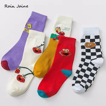 

Winter Cartoon Harajuku Socks For Women Calzini Donna Chaussette Femme Calcetines Mujer Divertido Cotton Funny Pattern Aesthetic