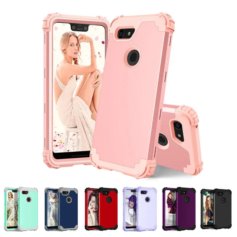 3IN1 Shockproof Case for Google Pixel 3XL Case Coque Googel Pixel 3 XL ...