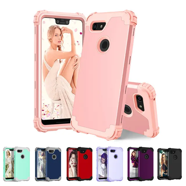 3IN1 Shockproof Case for Google Pixel 3XL Case Coque Googel Pixel 3 XL ...