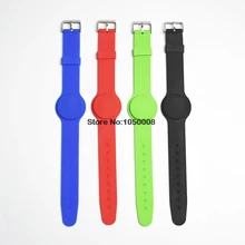 1 pçs 125khz rfid t5577 à prova dwaterproof água proximidade regravável inteligente pulseira ajustável cartão de identificação