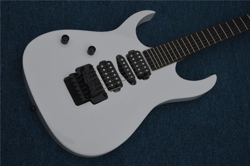 

Top quality custom shop left hand standard retro hand 7v black hardware gold white electric guitar, free shipping