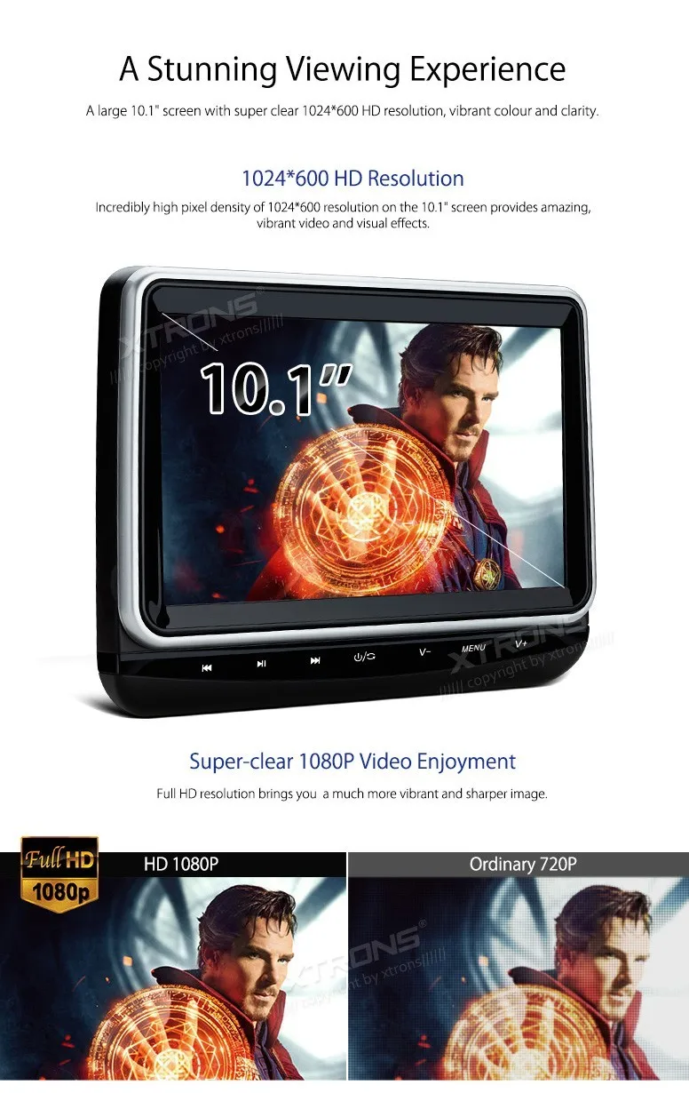 Perfect 2pcs 10.1" Car Headrest DVD Player car PC 1080P Video Monitor HD Digital Screen Touch Panel 1024*600 HDMI Port with headphones 5 Perfect 2pcs 10.1" Car Headrest DVD Player car PC 1080P Video Monitor HD Digital Screen Touch Panel 1024*600 HDMI Port with headphones 5