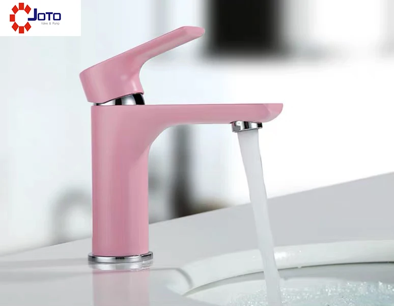 

Nordic Basin Faucet Bathroom Pink Personality Faucet