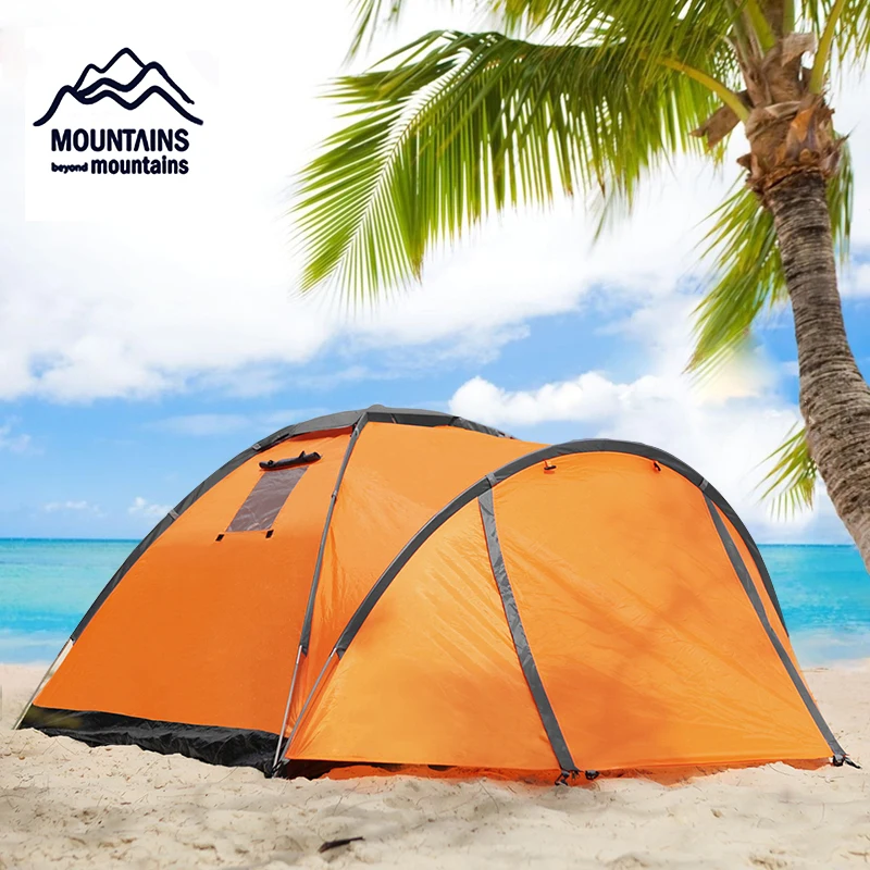 

Low Price 3 People Ultra Light Camping Tent Outdoor Beach Tent Anti-Sunscreen