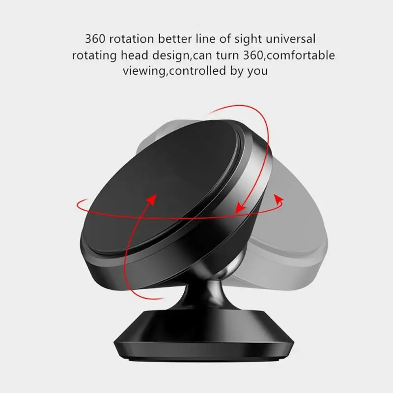 Nicotd 360 Grad Drehende Magnetischer Auto Telefon Halter Air Vent Halter Halterung Handy Auto Halt