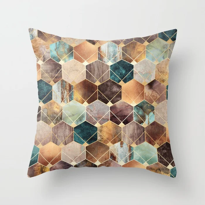 natural-hexagons-and-diamonds-pillows