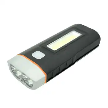 

WasaFire Bicycle Front Lamp USB Rechargeable 2 LED Light Water Resistant Cycle Night Warning Safety Headlight Fishing Bike Light