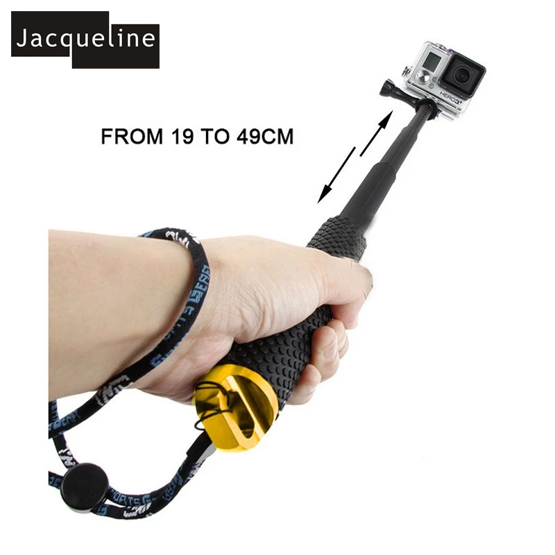 Jacqueline для подводной воды селфи палки монопод для Gopro hero HD 6 5 4 3+ 3 для SJCAM для eken