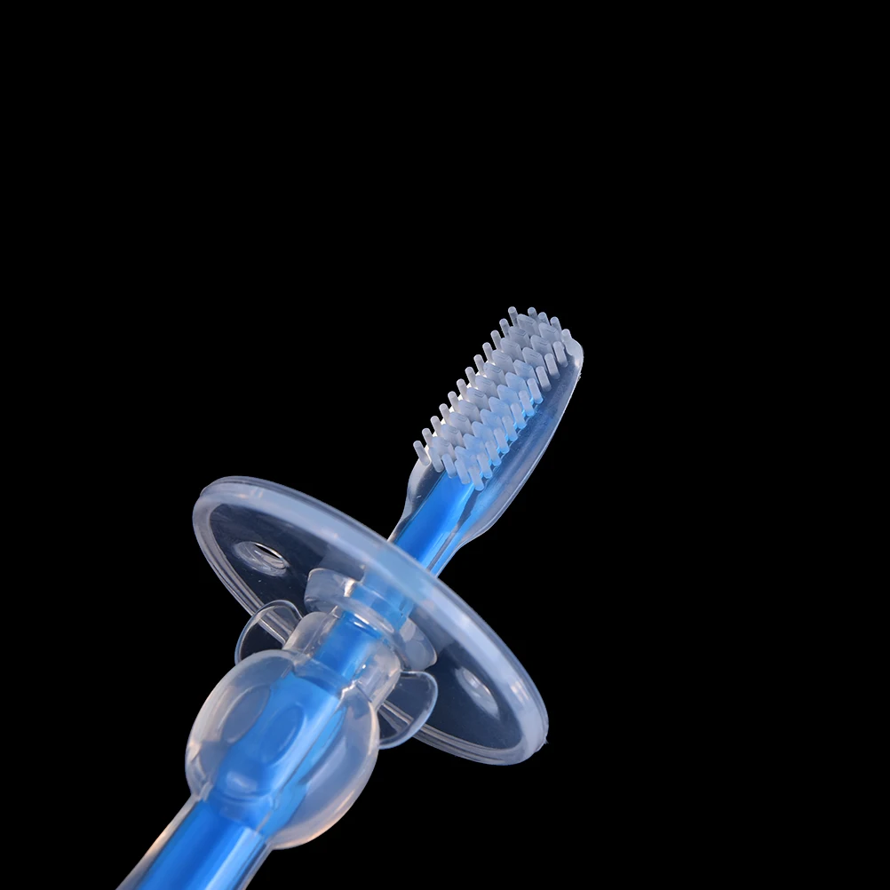 Новейший мягкий силиконовый детский Прорезыватель для обучения зубная щетка es для детей детская зубная щетка для новорожденных стоматологическая щетка для ухода за полостью рта