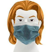 50 шт./лот PM2.5 пыли маска Анти пыле рот маски Анти дымке одноразовая маска защитные маски для защиты лица GKZ009