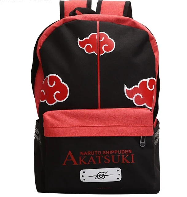 

One Piece Naruto Uchiha Sasuke Children Cartoon Canvas School Backpack for Teenagers Men Women Bag Kids Mochila Laptop Bags