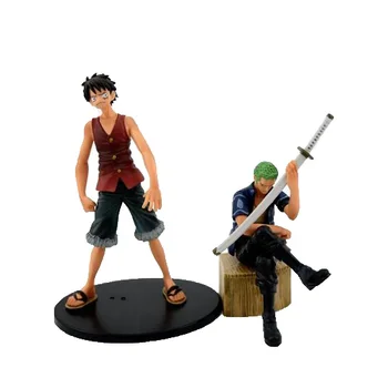 

Chanycore Anime ONE PIECE DXF Luffy & Zoro 2pcs/set NEW WORLD Action Figures PVC onepiece toys doll model collection