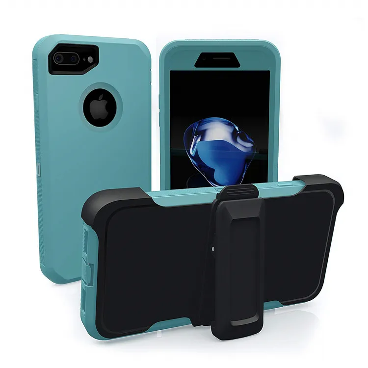 

3 in 1 Armor Series Shock Proof Aqua Case for iPhone 6 6S 7 8 Plus Case Defend Belt Clip Cover for iPhone X XS MAX 11 11 pro MAX