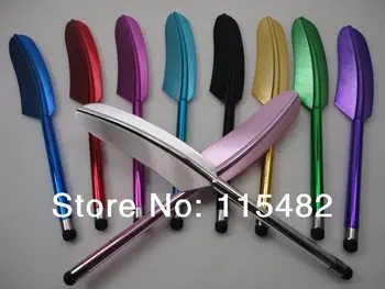 

Colorful Legend Feather Stylus Pen Screen Touch Pen for iPad iPhone 300pcs Free DHL