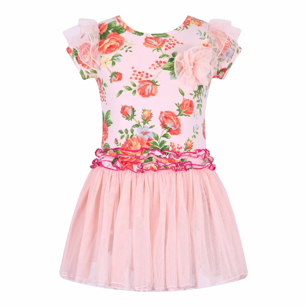 

Robe Reine Des Neiges Elsa Costume Girls Christmas Dress 2017 Summer Floral Printed Kids Clothes Disfraces Infantiles Princesa