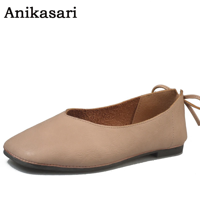 ballerina square toe flats