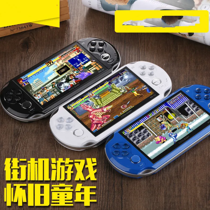 Портативная игровая консоль Coolbaby для psp, портативная поддержка загрузки игр FC для ностальгических игр GBA/NES Bulit в 3000