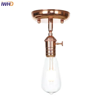 

IWHD Retro Nordic LED Ceiling Lamp Creative Adjustable Ceiling Lamp With Switch Industrial Loft Light Fixtures For Home Lighting