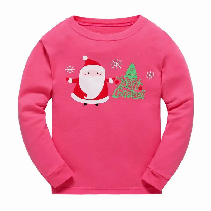 Saileroad/2 до 7 лет Рождественская одежда Для детей ночное белье осень-зима Обувь для мальчиков пижамные комплекты для девочек Санта Клаус
