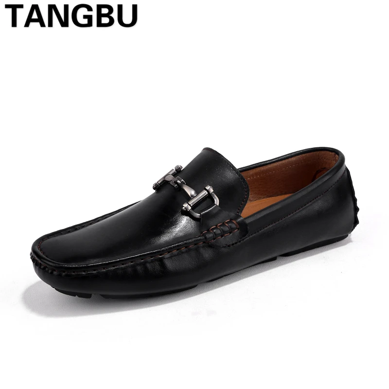 

2019 New Arrival Spring Men Loafers Slip On Breathable Casual Flat Boat Shoes Hot Fashion Men Driving Shoes Moccasins Size 39-44
