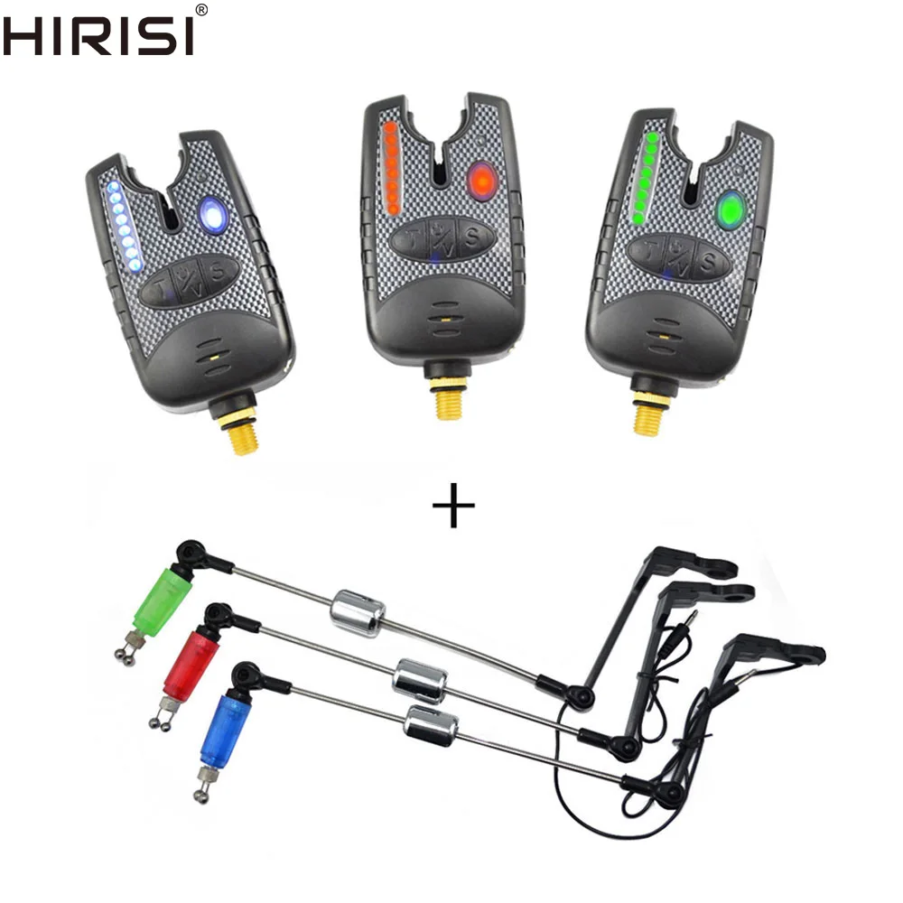 Cena Hirisi alarm zgryzowy karpiowy 8 LED ze wskaźnikiem wędkarskim dla wędkarzy karpiowych