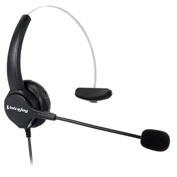 

VoiceJoy RJ9 Headset for Call Center Avaya 24XX 46XX Series Nortel Aastra Adtran BT Alcatel Lucent Interquartz Ascom phones
