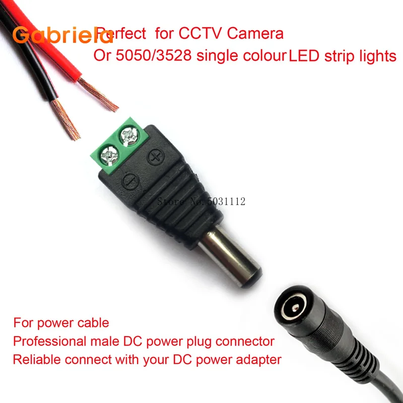 10 dual 12 V мужской + женский 2 1X5 5 мм DC разъем для преобразования питания подходит