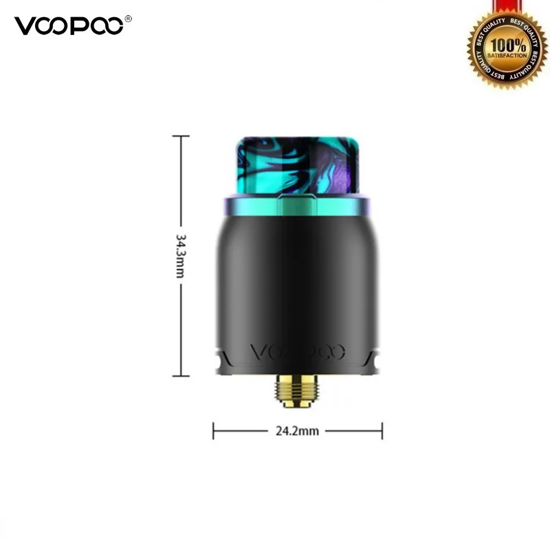 Оригинальный Voopoo Pericles 24 2 мм RDA Vape танк атомайзер для электронных сигарет Fit VOOPOO 157 W
