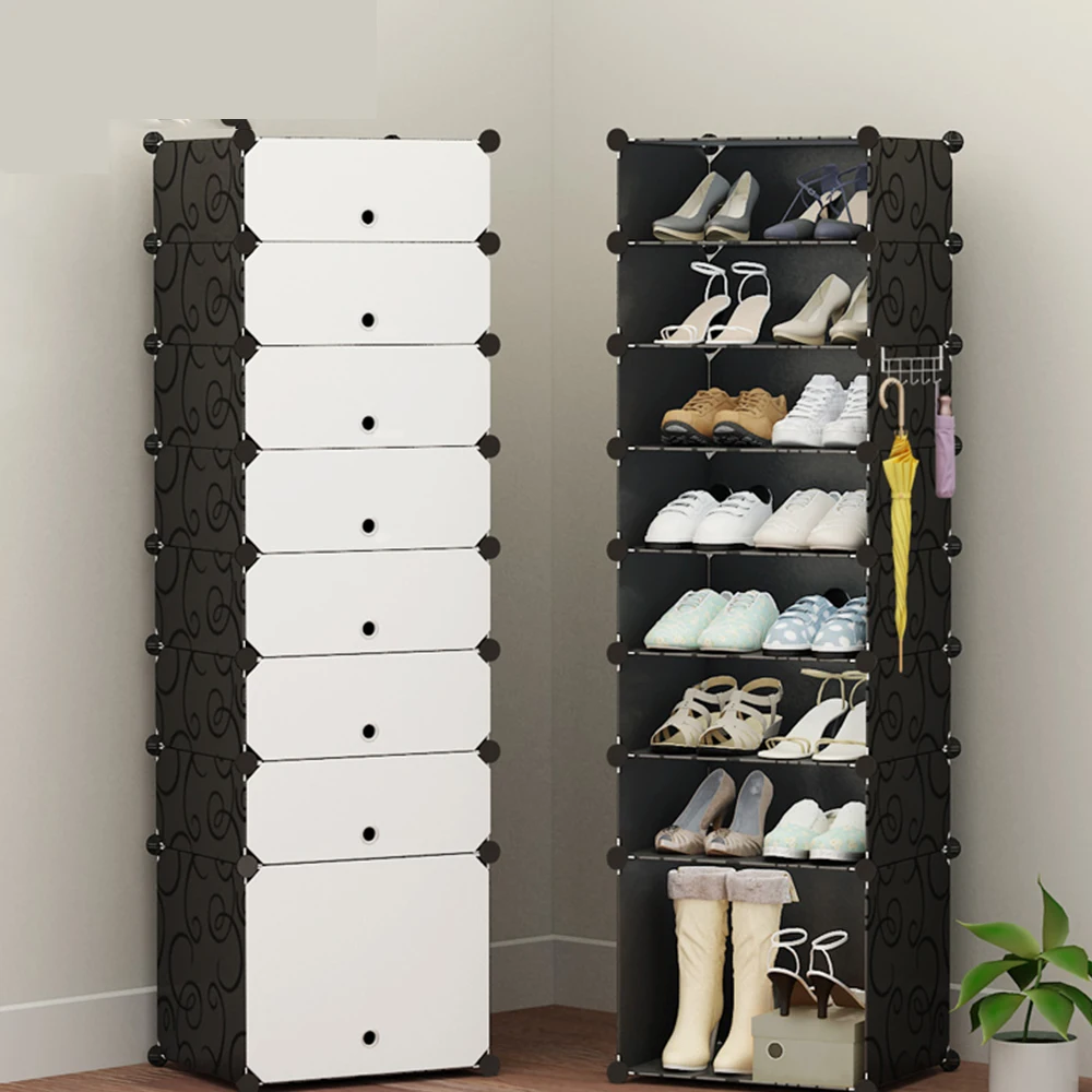 Multilayer Shoe Rack Space Saving Nonwoven Fabric Simple Shoe Shelf  Organizer Stand Holder Home furniture Entryway Shoe Cabinet