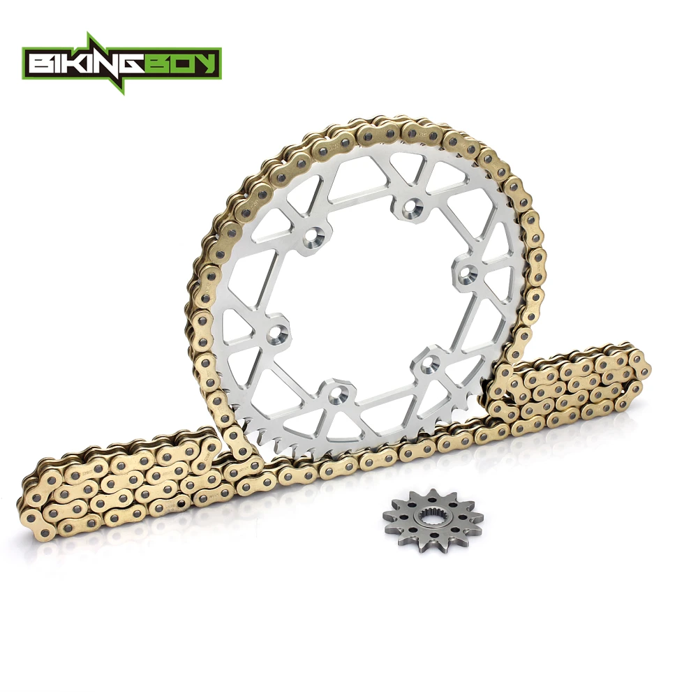 BIKINGBOY передняя 13T Задняя 48T 49T 50T 51T 52T звездочки 520 120L X ring цепь для Suzuki RM 125 01 08 RMZ Z 250 07
