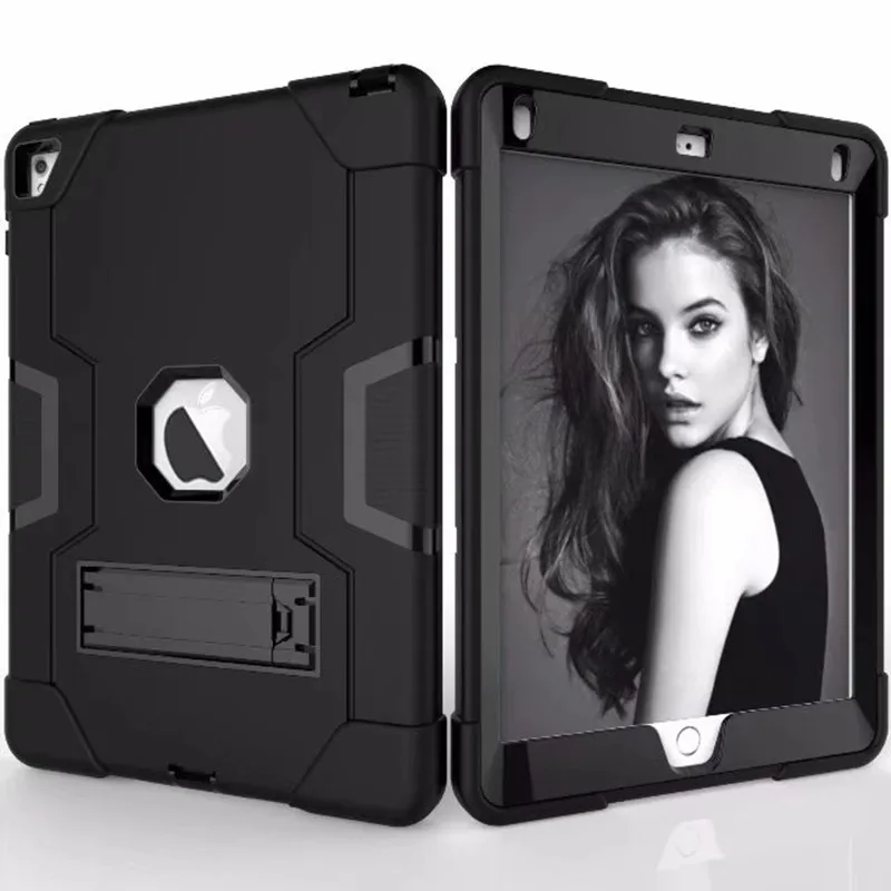 10 шт./latestmodels fashionsiliconecasefor ipad6/pro9.7 Роскошные shockproof360fullbody Защитная крышка Панцири защитник Жёсткие чехлы