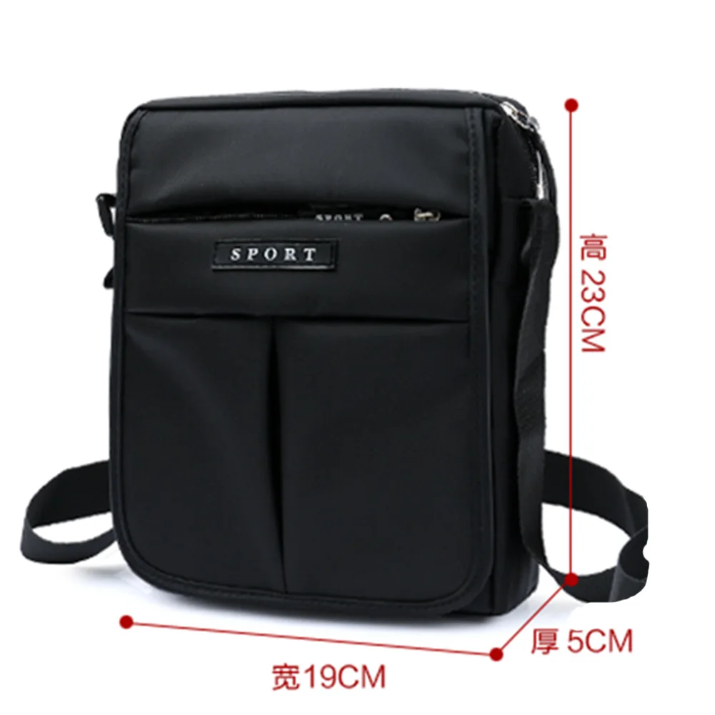 Emarald Nylon Bags For Men Flap Business Messenger Bag Men Zipper