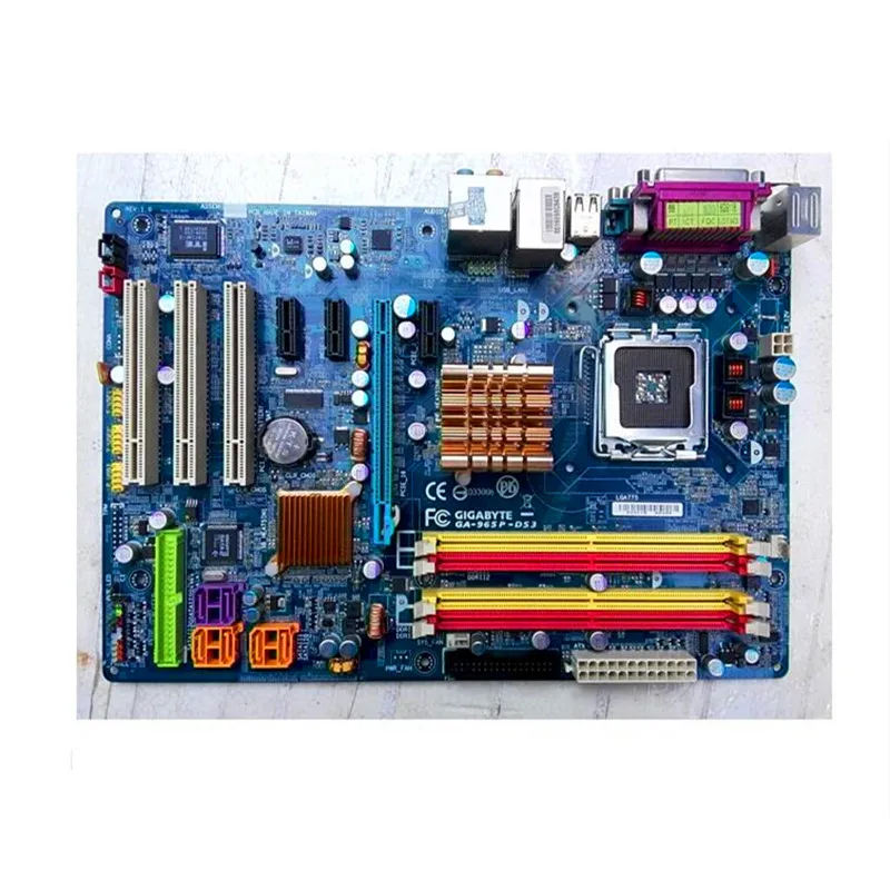 Для Gigabyte GA-965P-DS3 оригинальная настольная материнская плата 965P-DS3 P965 965P LGA775 DDR2 |